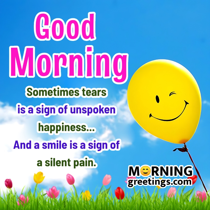 Good Morning Message On Smile