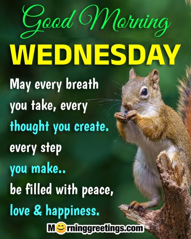 Good Morning Wednesday Wish Image