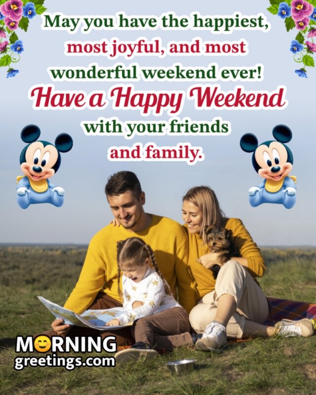 Happiest Weekend Wishes Image