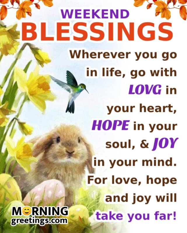 Weekend Blessings Quote