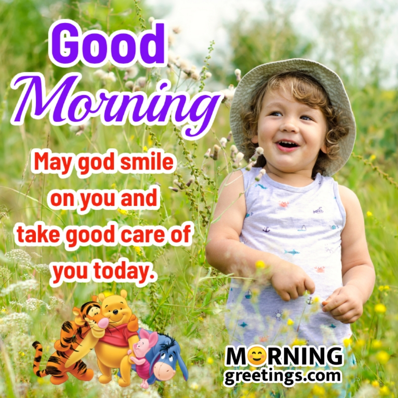 Good Morning God Smile Blessing