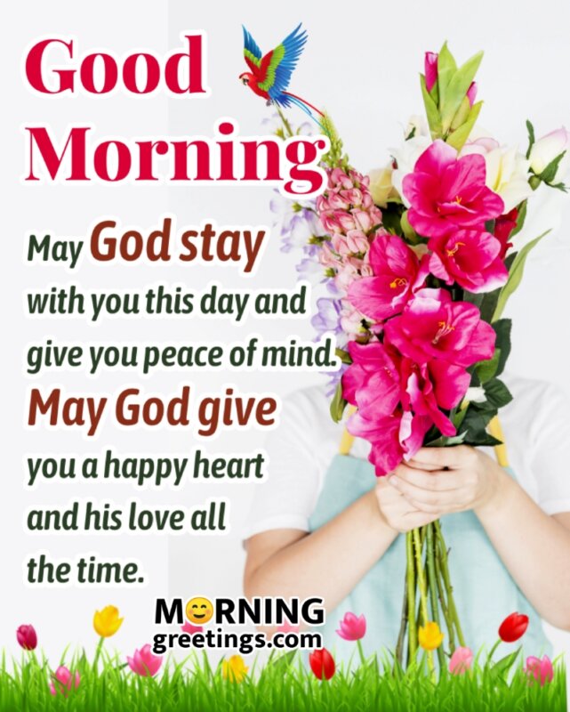 Good Morning God Stay With You Picture