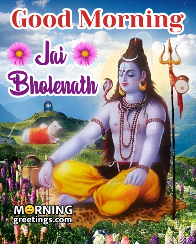 Good Morning Jai Bholenath Pic