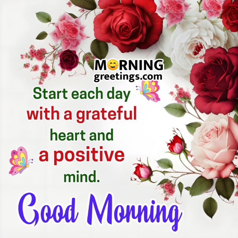 Good Morning Start Day With Positive Mind