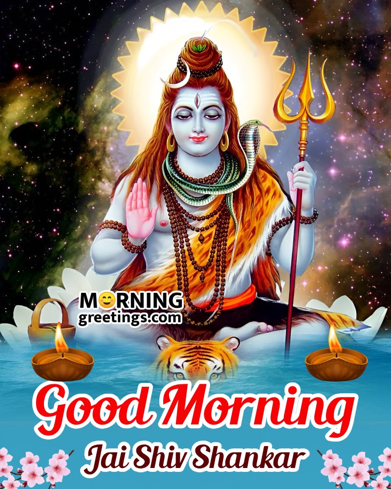 Best Jai Shiv Shankar Good Morning Image