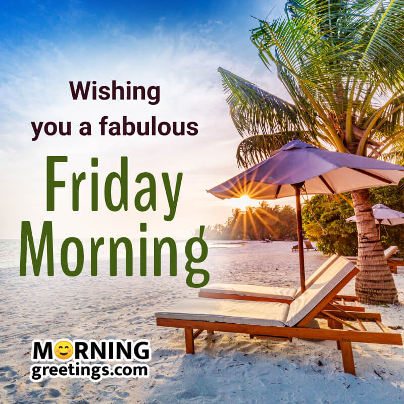 Happy Friday Morning Wishing Photo