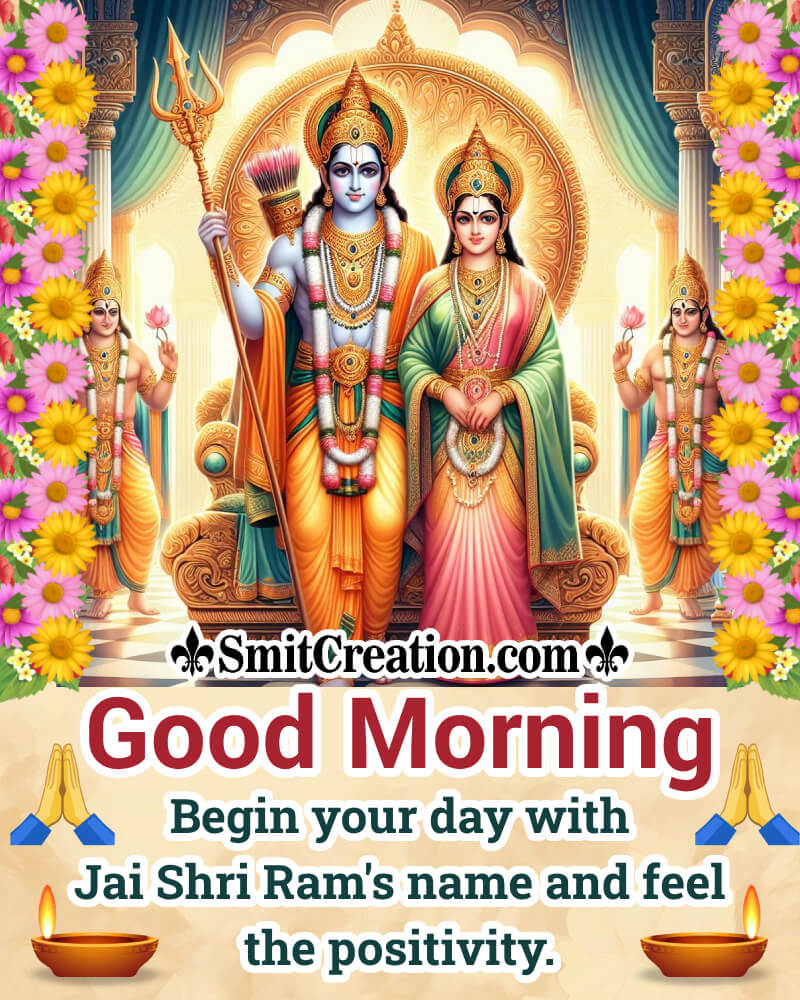 Jai Shree Ram Good Morning Beautiful Pic