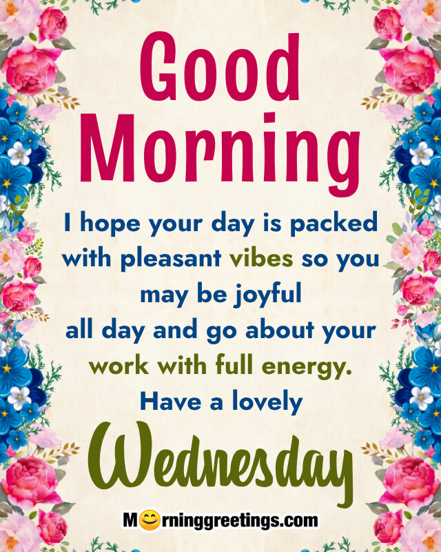 Lovely Wednesday Message Photo