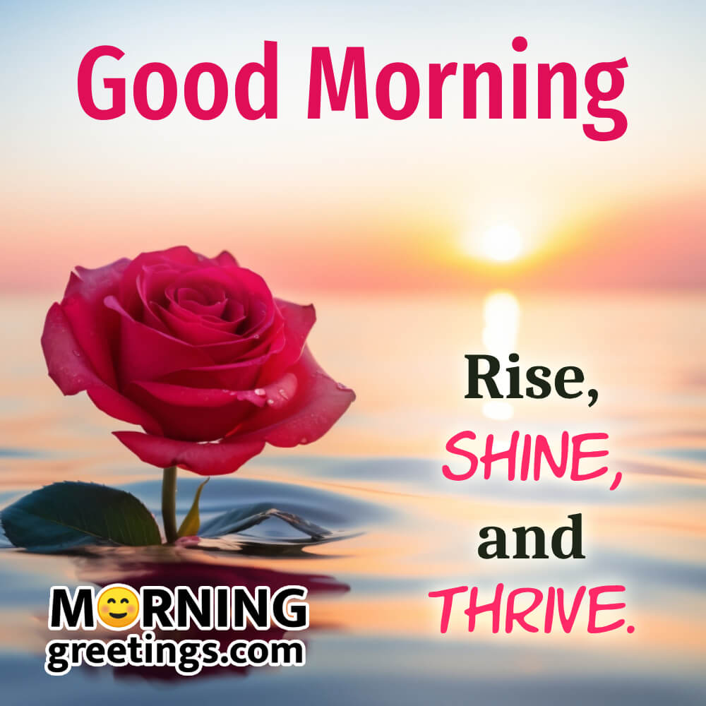 Rise And Shine Blessing Photo