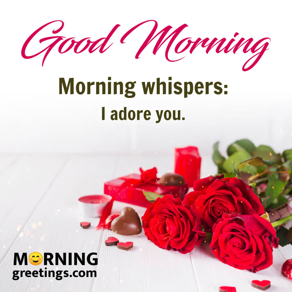 Romantic Good Morning Wish Picture For Boyfriend