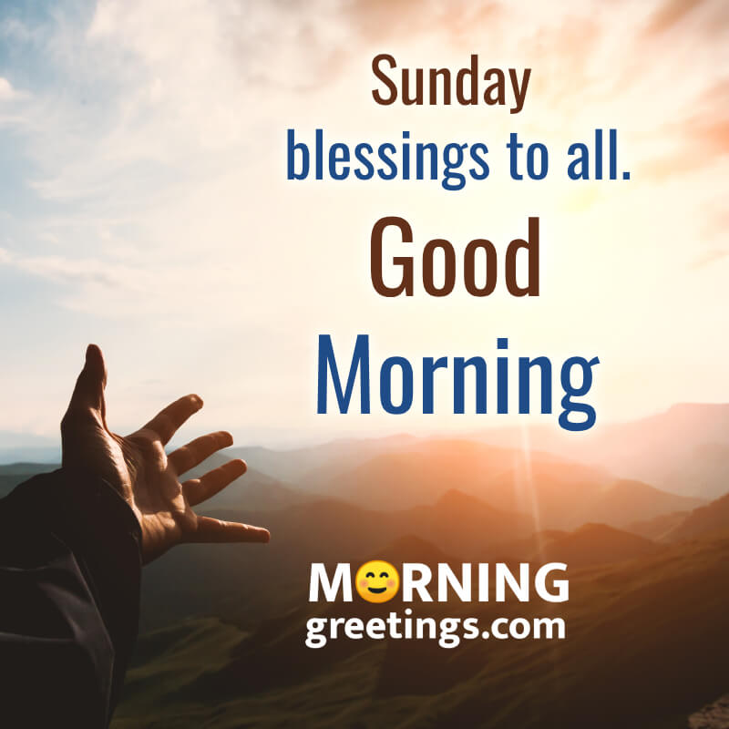 Sunday Good Morning Message Photo