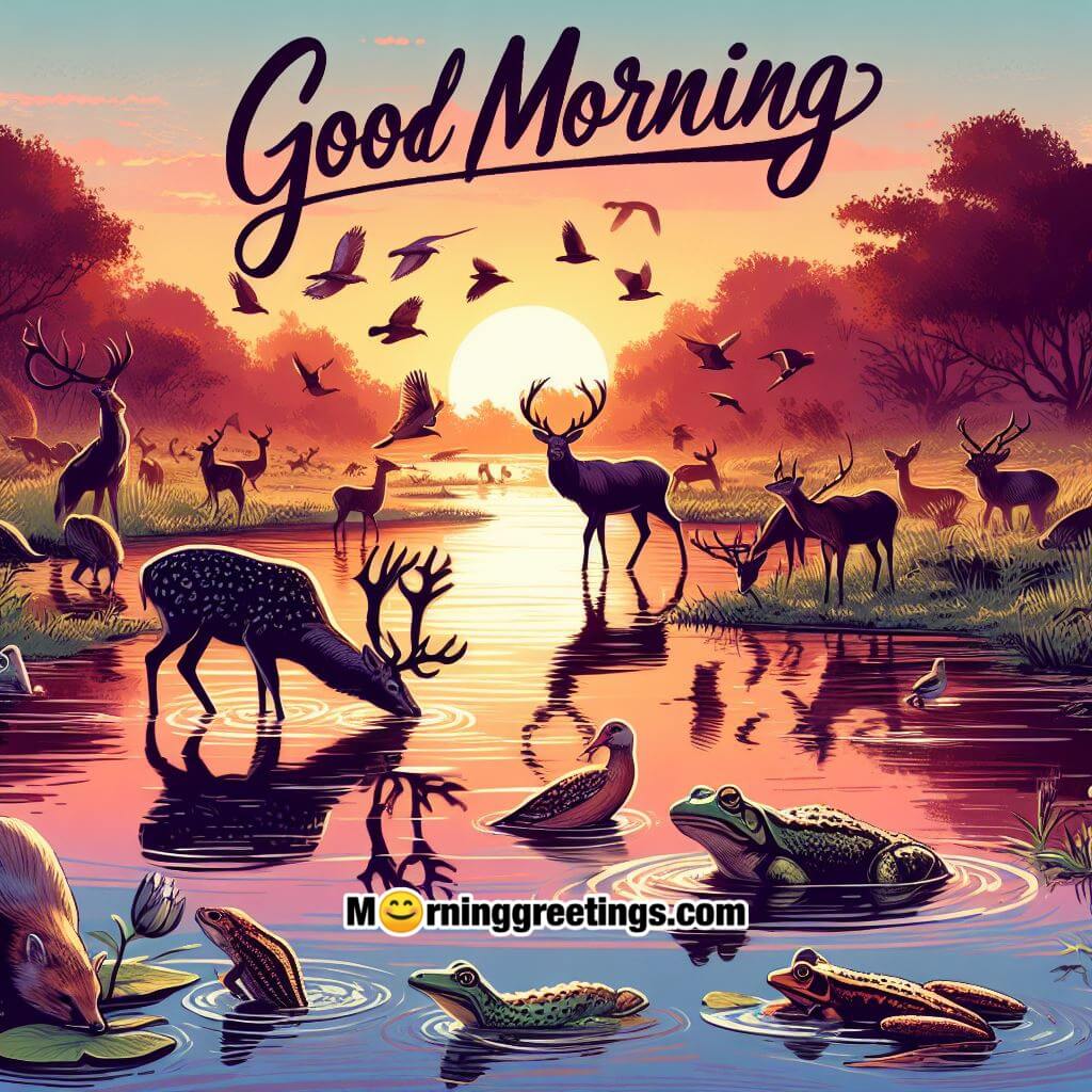 Cool Morning Wild Life Picture