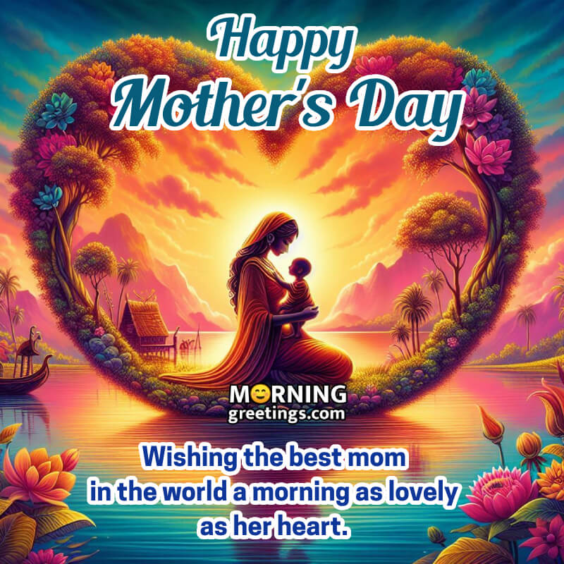 Mother Day Good Monring Greeting Pic