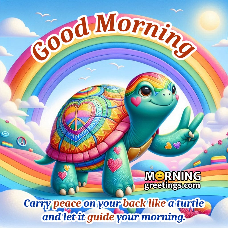 Morning Turtle Awesome Pic