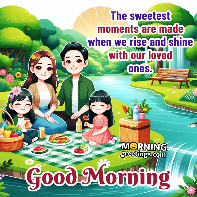 Awesome Good Morning Family Quote Lovely Image