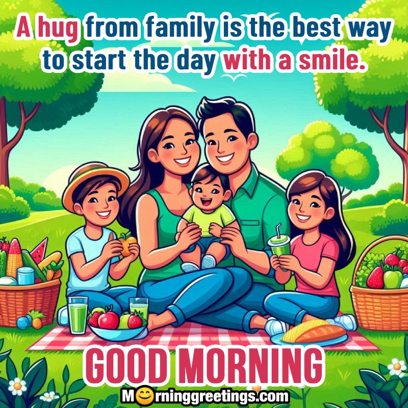 Beautiful Good Morning Family Quote Lovely Image