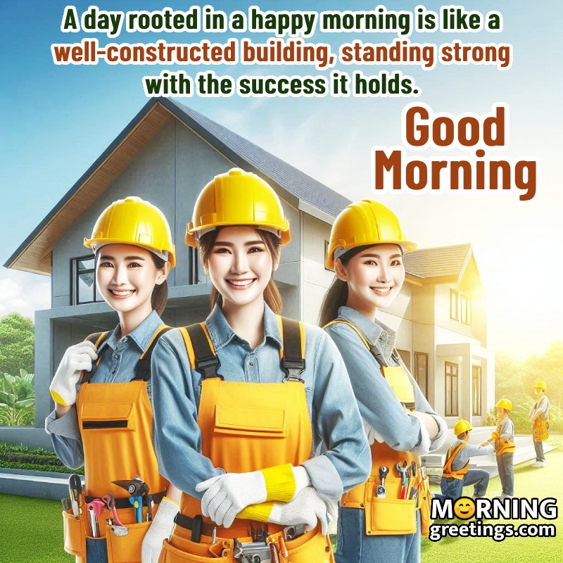 Good Morning Happiness Quote Amazing Image