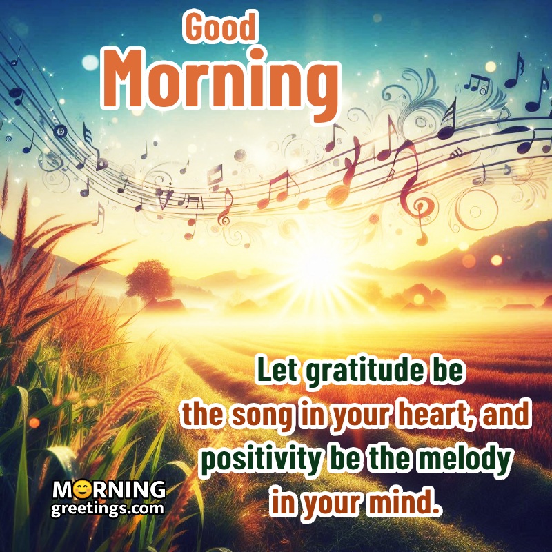 Good Morning Happiness Quote Wonderful Picture