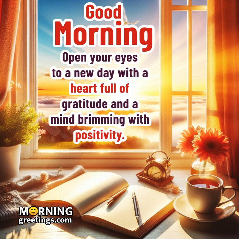 Good Morning Images With Happiness Quotes Positive Pic