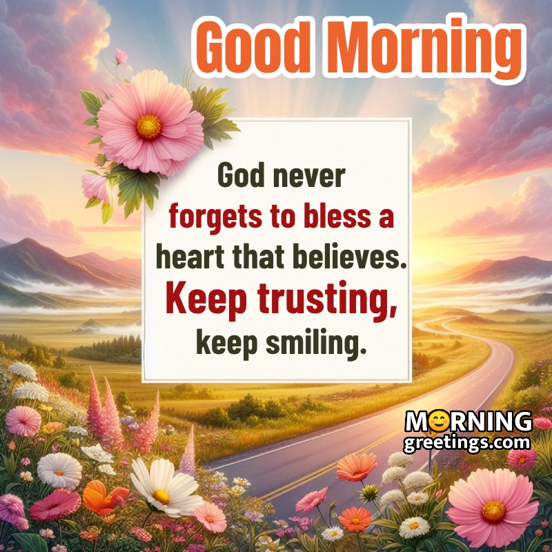 Good Morning Keep Smiling God Status Picture
