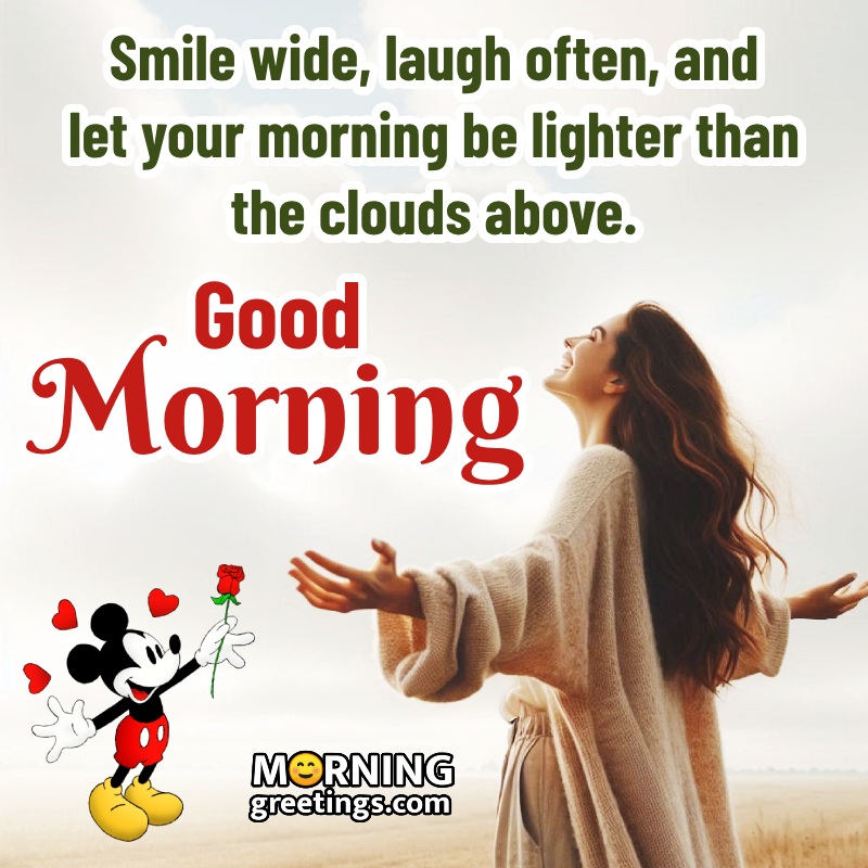 Good Morning Laughing Quotes Wonderful Picture