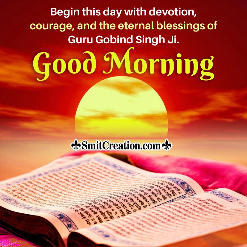 Guru Gobind Singh Ji Good Morning Devotional Pic