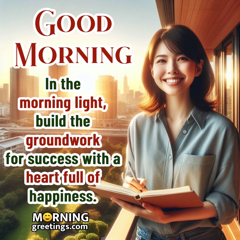 Good Morning Images With Happiness Quotes