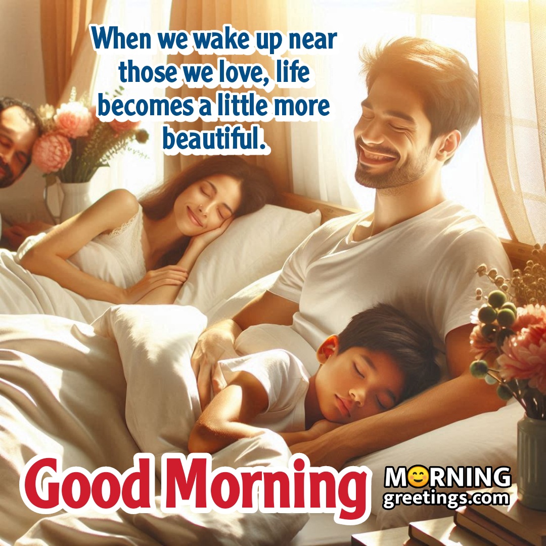 Nice Good Morning Family Quote Lovely Image