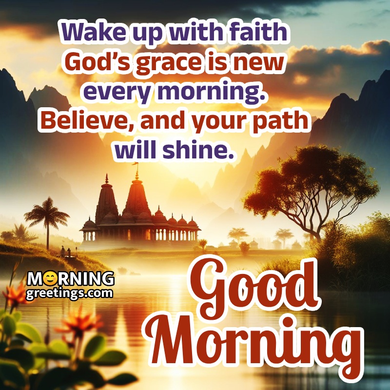Wake Up With God Status Good Morning Photo