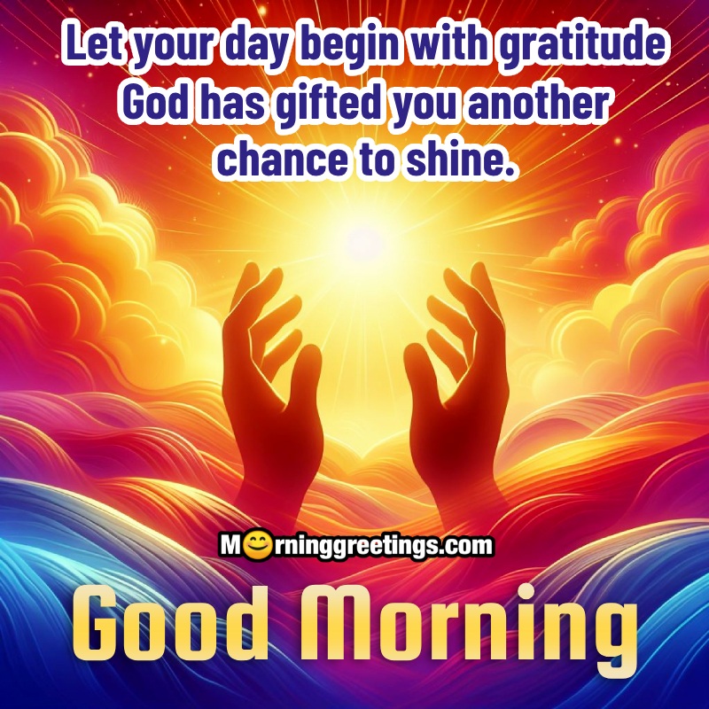 Wonderful Morning God Lovely Greeting Image