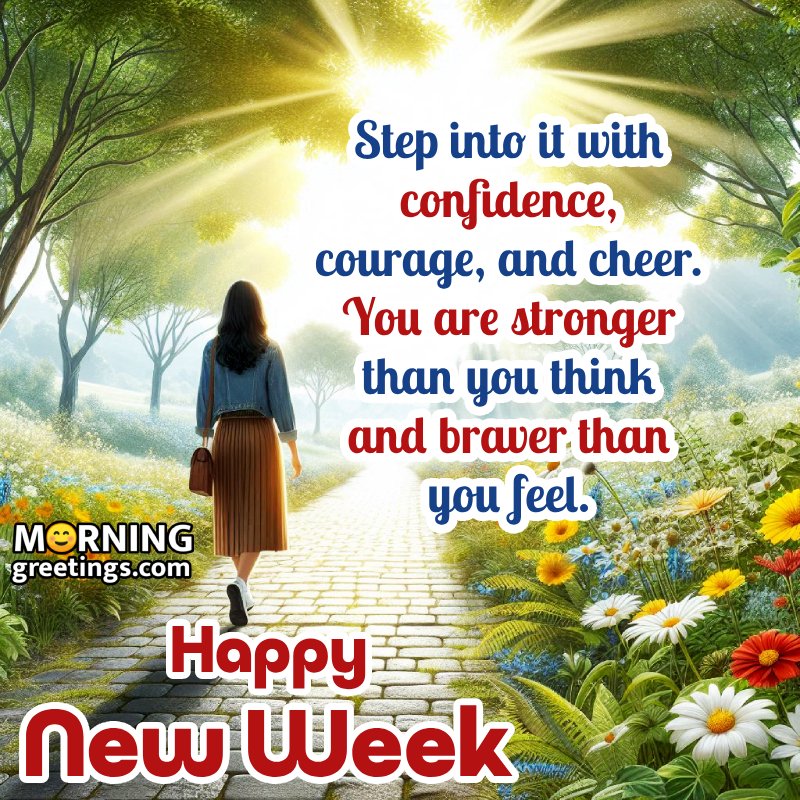 Happy New Week Wishes Images – Embrace the New Week