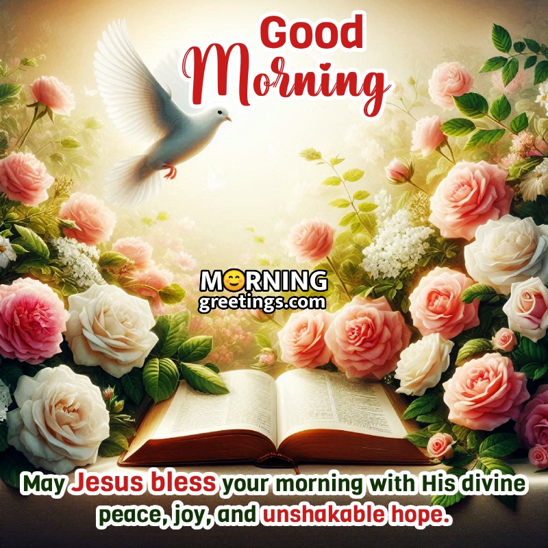 Morning Jesus Christ Divine Photo