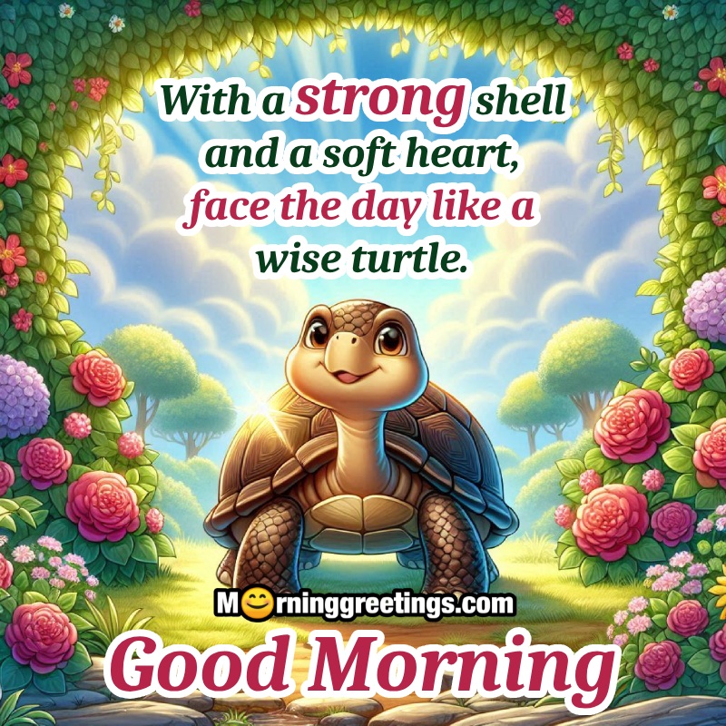 Morning Turtle Wonderful Picture