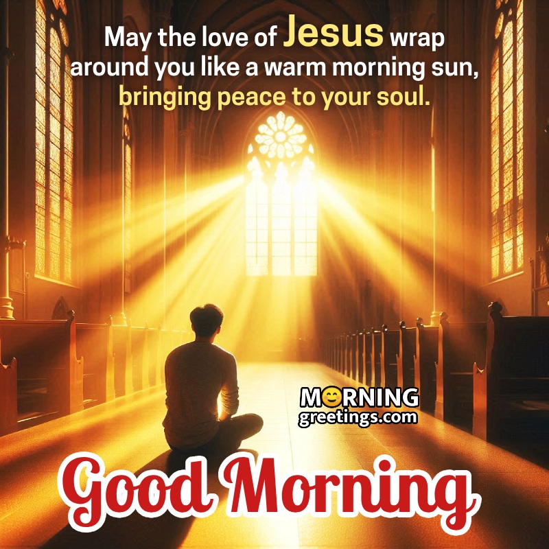 Warm Morning Jesus Christ Lovely Image