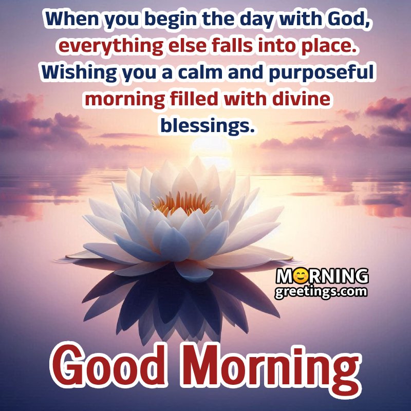 Wishing You A Calm And Divine Blessings With God Quotes Pic