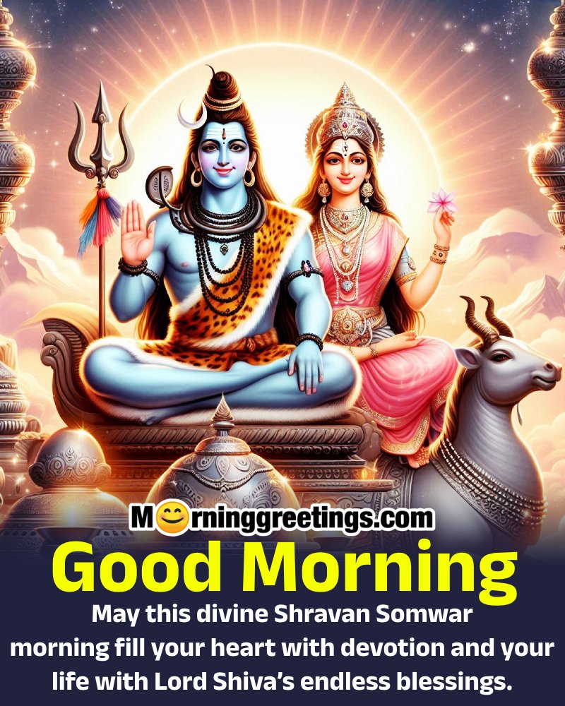 Good Morning Lord Shiva Nice Blessings Image