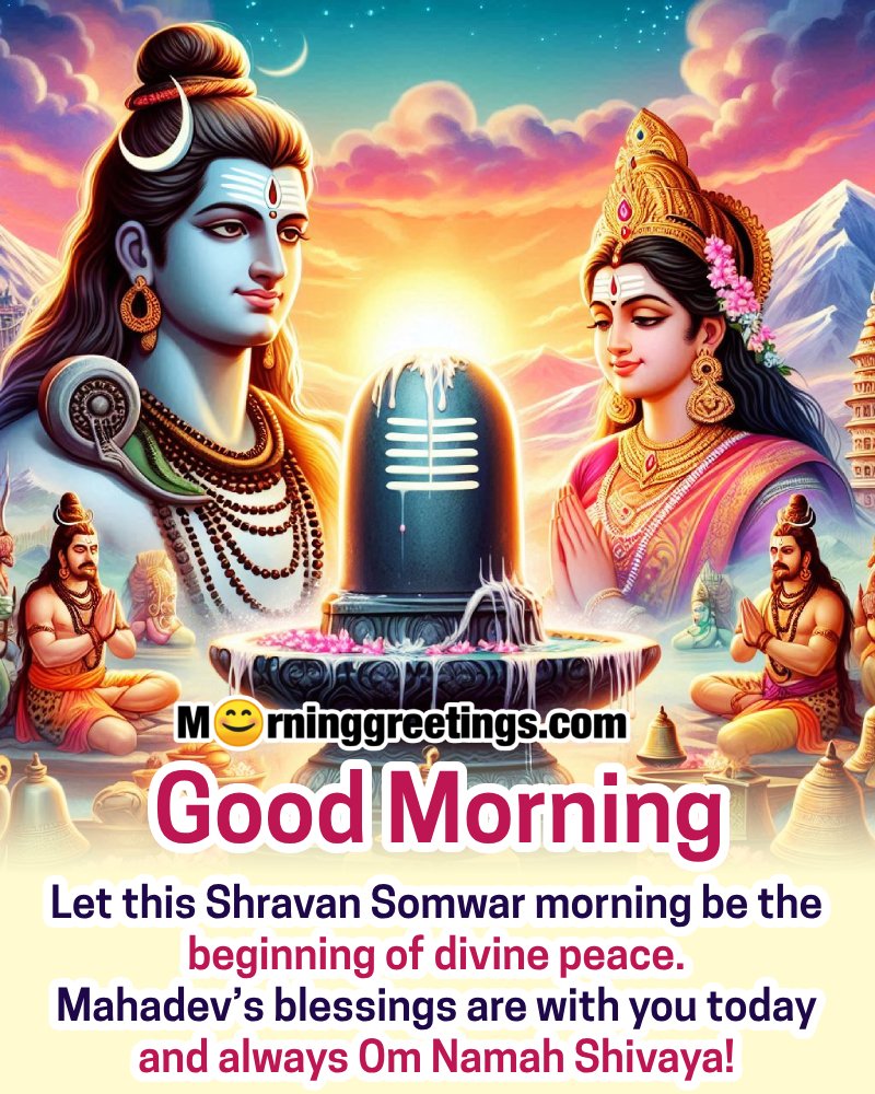 Good Morning Lord Shivji Best Wishing Photo