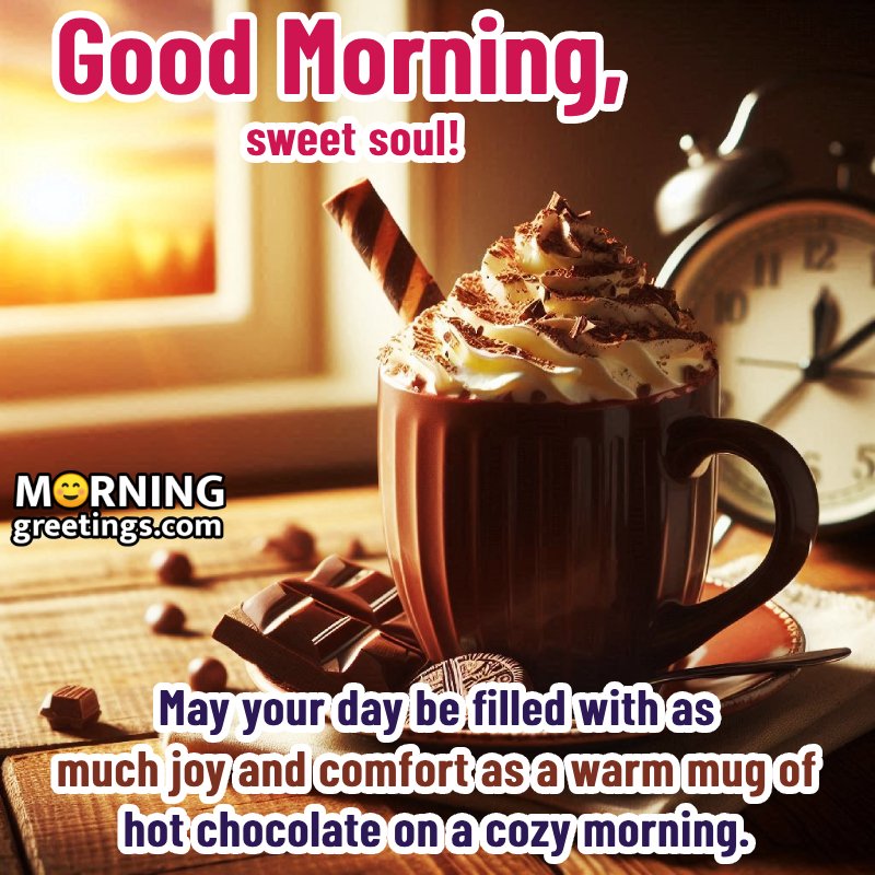Good Morning Sweet Soul Chocolate Day Nice Pic