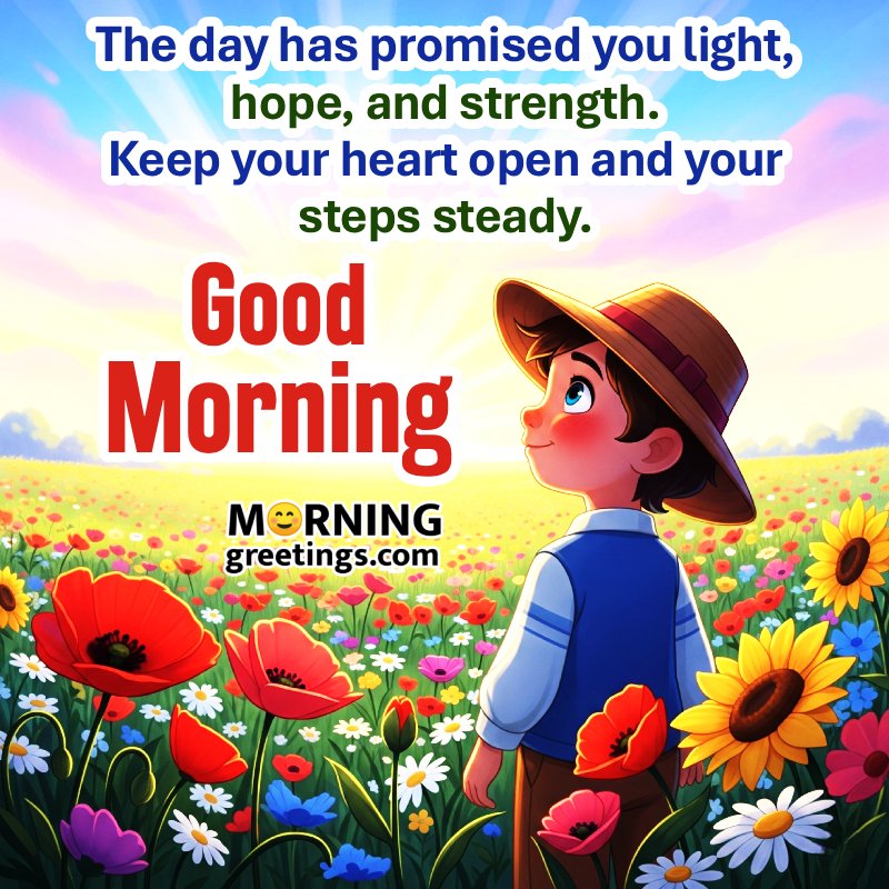 Good Morning Promise Quote Awesome Image