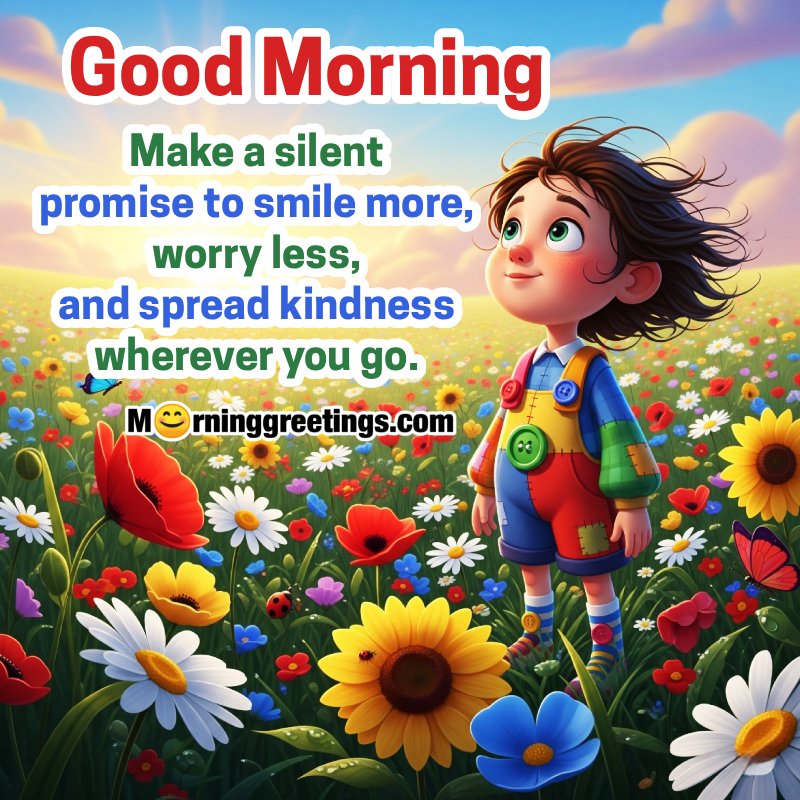 Good Morning Promise Quote Wonderful Photo