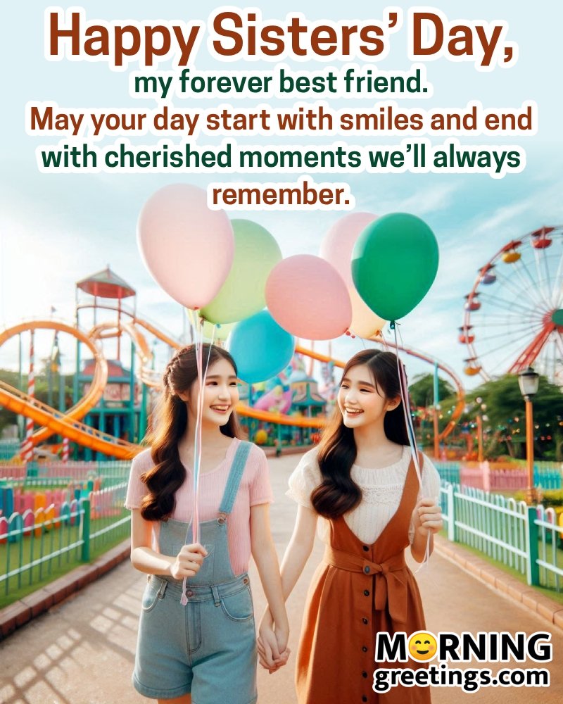 Happy Sisters Day My Best Friend Lovely Status Picture