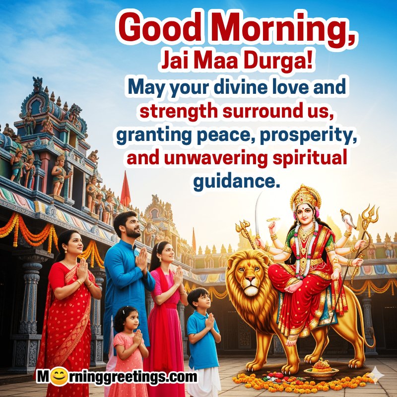 Good Morning Maa Durga Blessings – Jai Mata Di