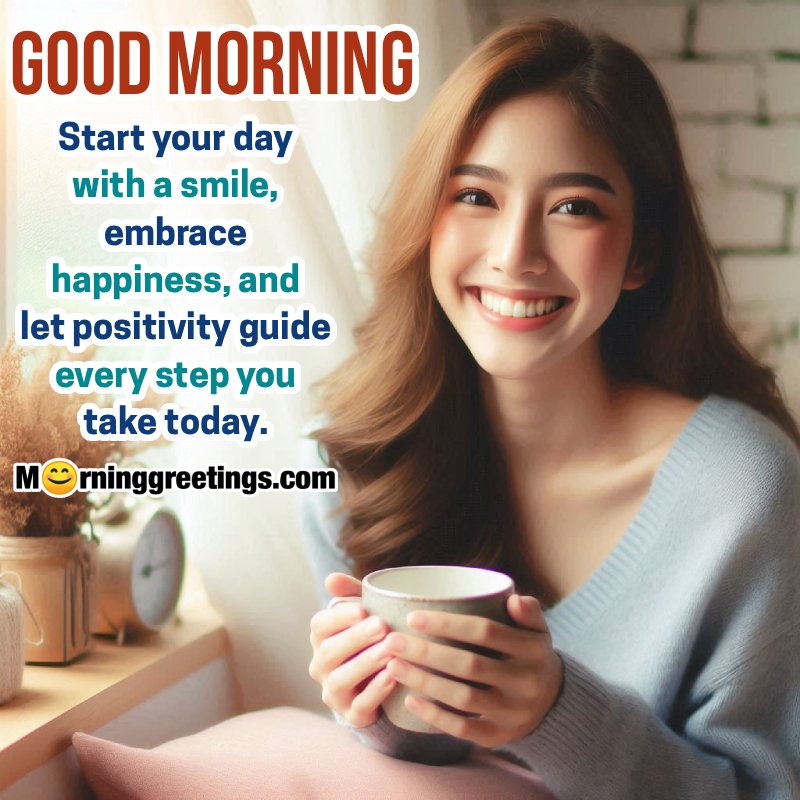 Good Morning Smile Best Status Photo