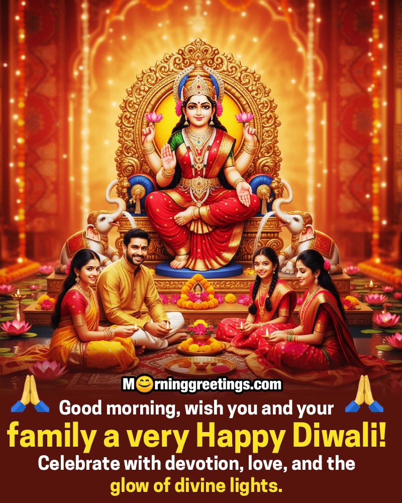 Good Morning Happy Diwali Nice Pic For Family