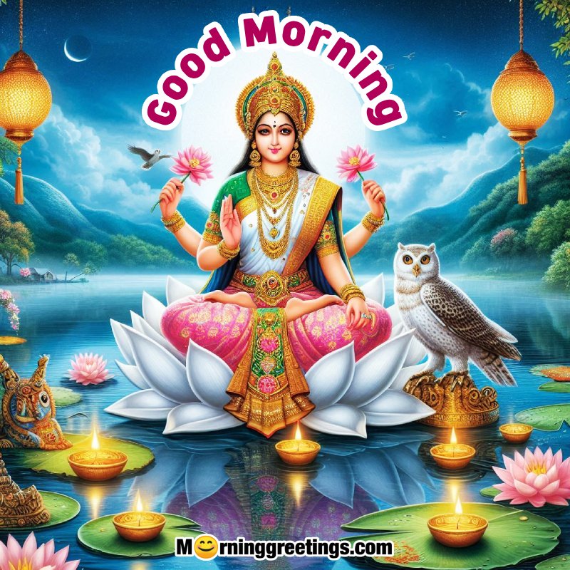 Good Morning Lakshmi Mata Awesome Image