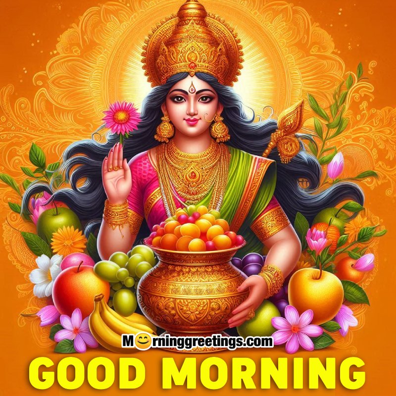 Good Morning Lakshmi Mata Fabalous Image