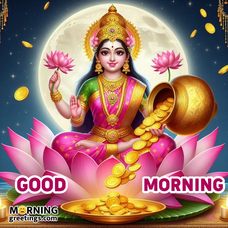 Good Morning Lakshmi Mata Lovely Picture
