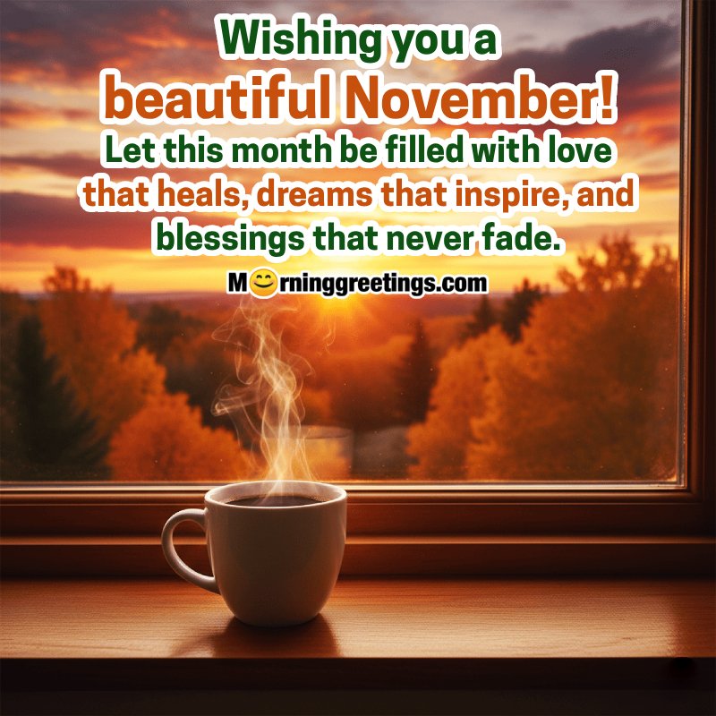 November Morning Quotes & Wishes