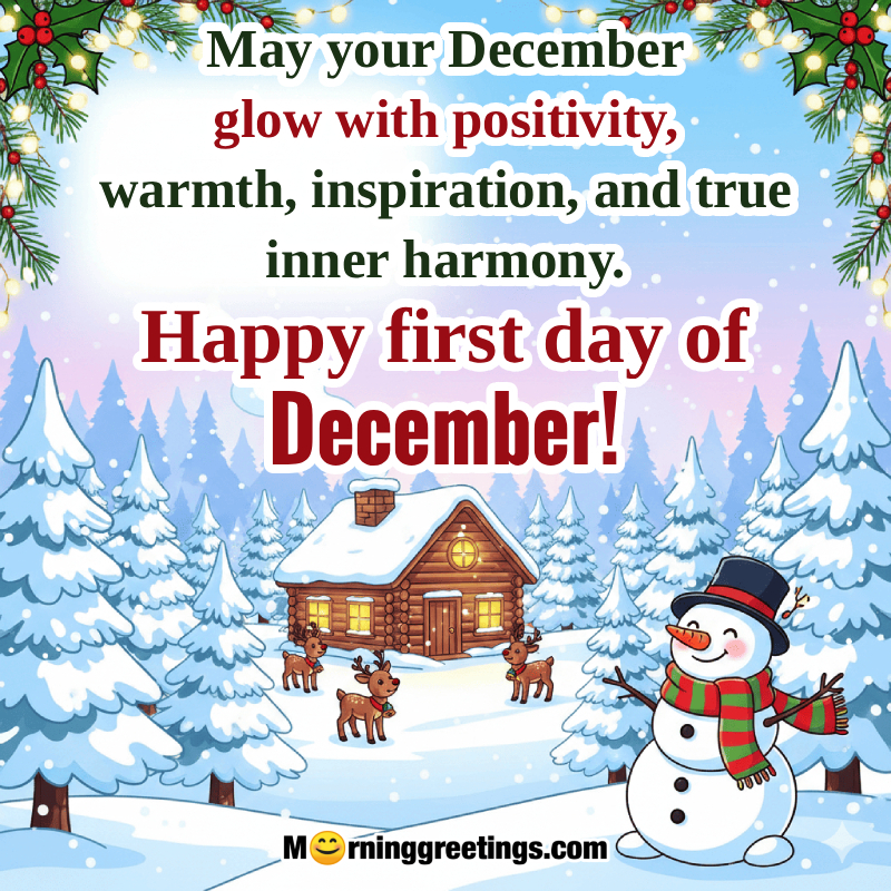 Happy December Morning Quotes, Wishes & Images