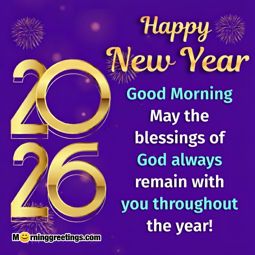 2026 Happy New Year Good Morning Wish